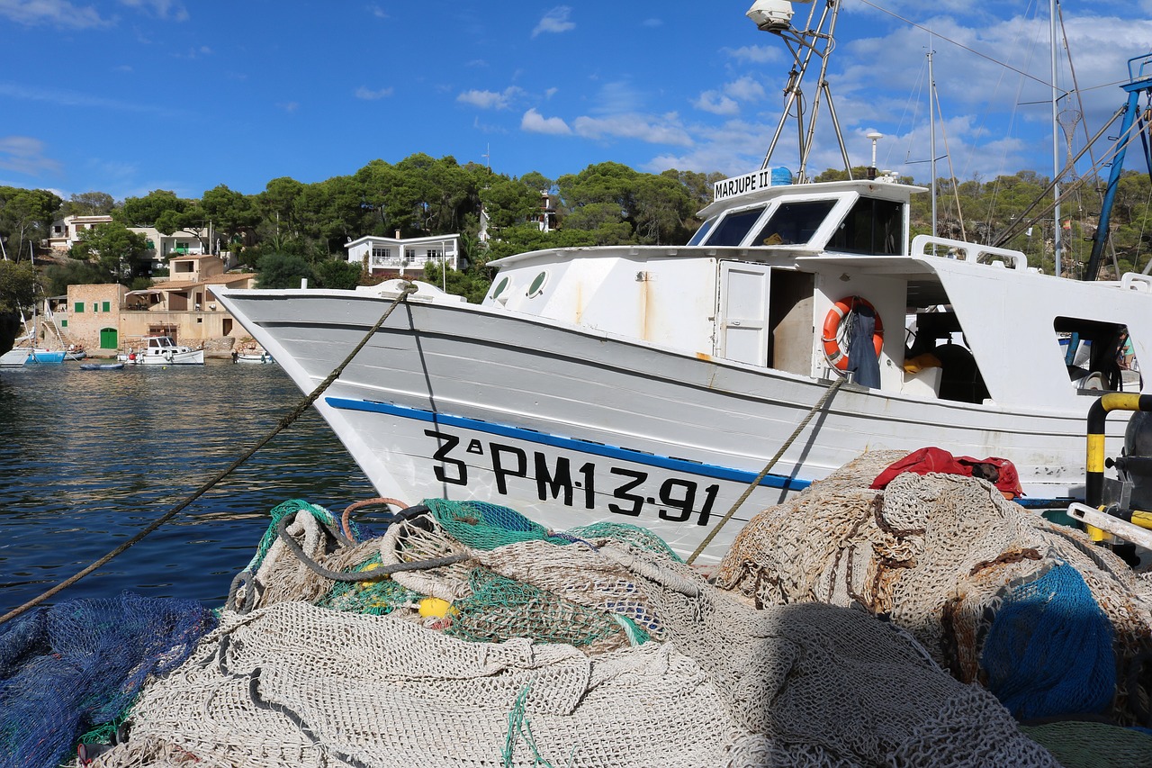 mallorca cala figuera fishing boat free photo