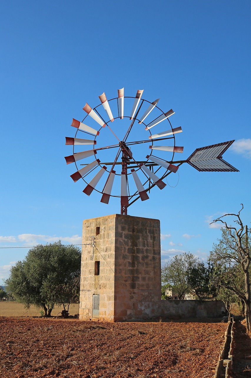 mallorca windmill old mill free photo