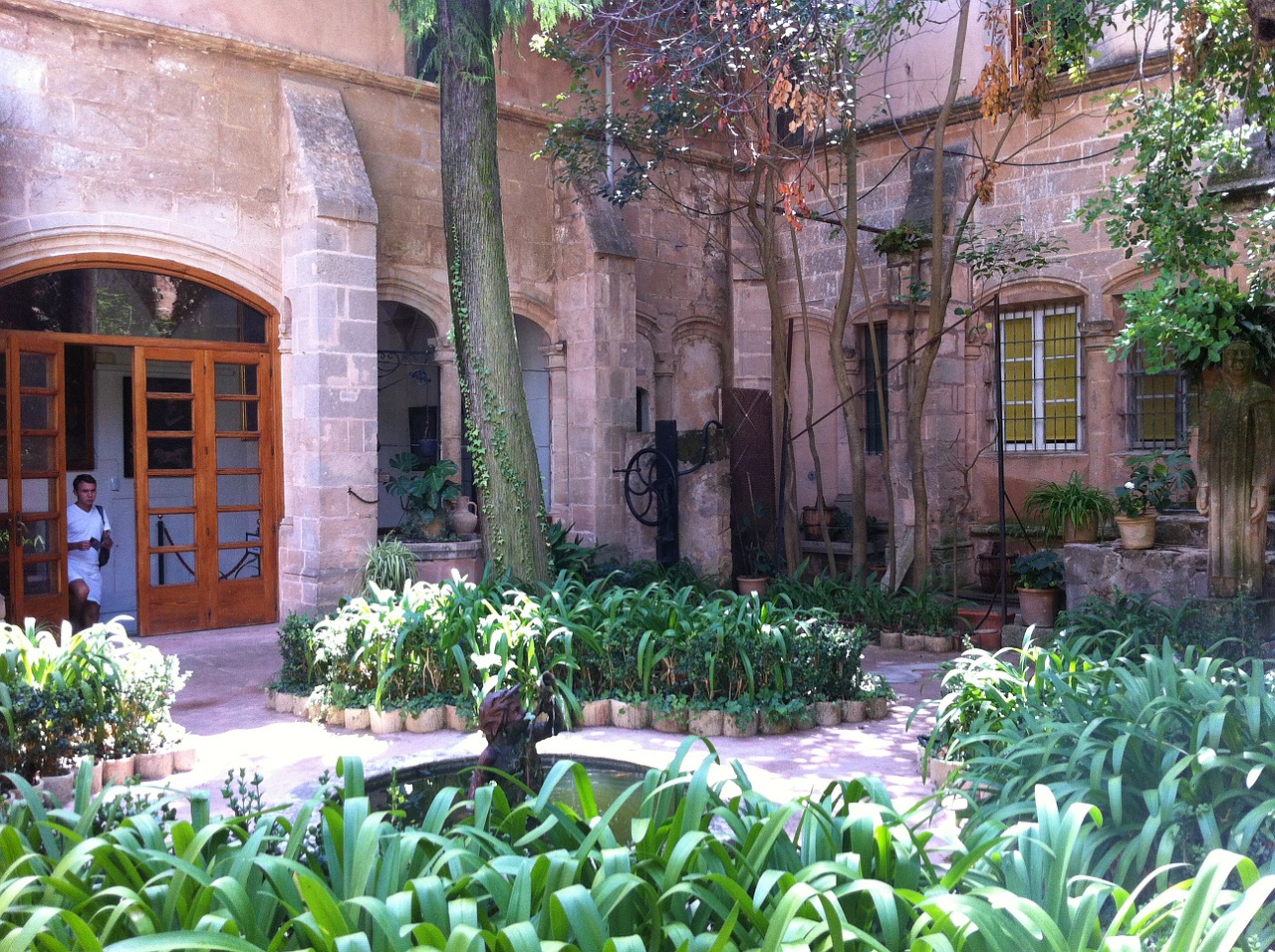 mallorca village gardens free photo