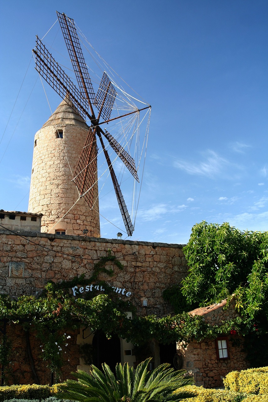 mallorca windmill south free photo