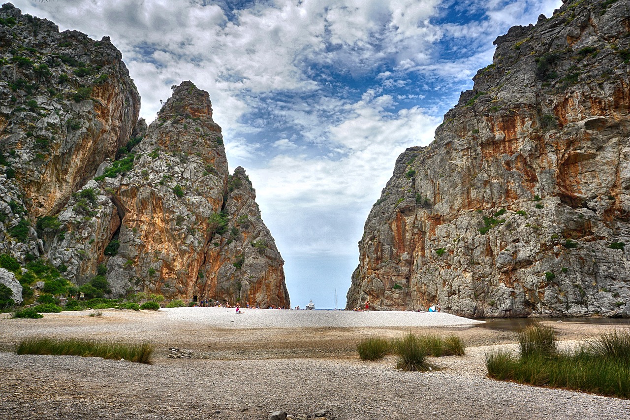 mallorca sea rock free photo