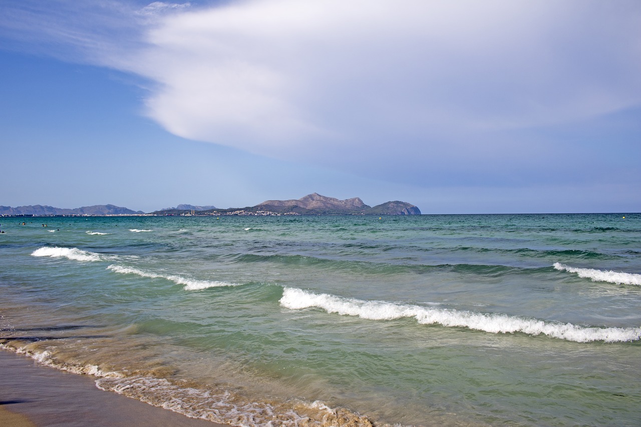 Mallorca Beach Playa De Muro Port De Alcudia Sea Free Image From