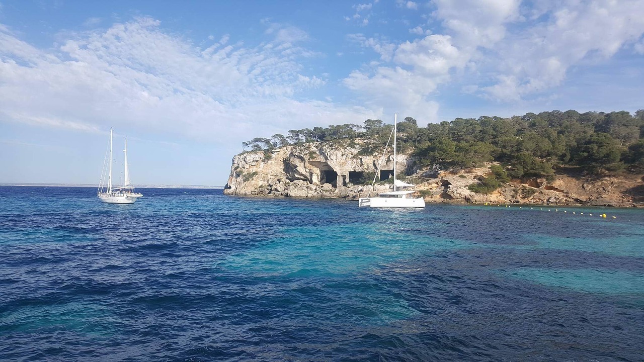 mallorca sea blue free photo