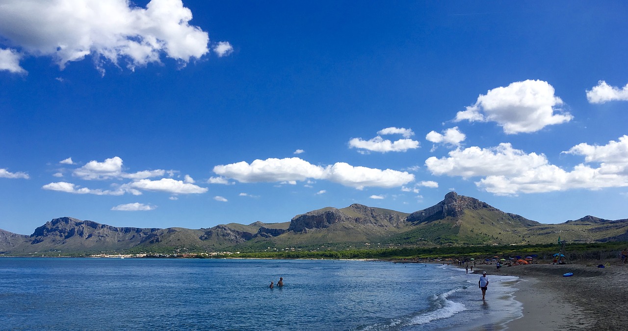 mallorca bay of alcudia mont farrutx free photo