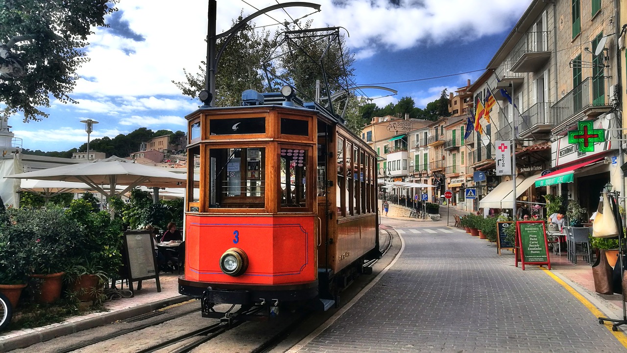 mallorca port soller tram free photo