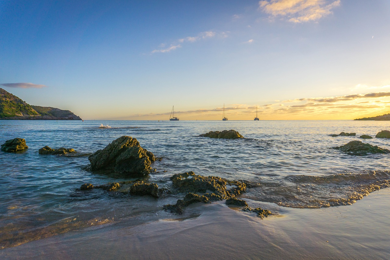 mallorca beach water free photo