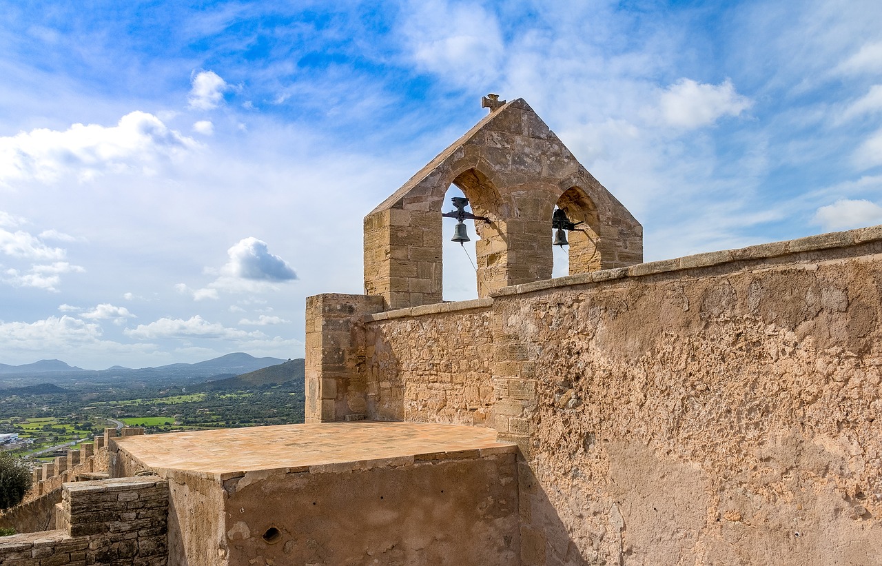 mallorca capdepera view from a castle free photo