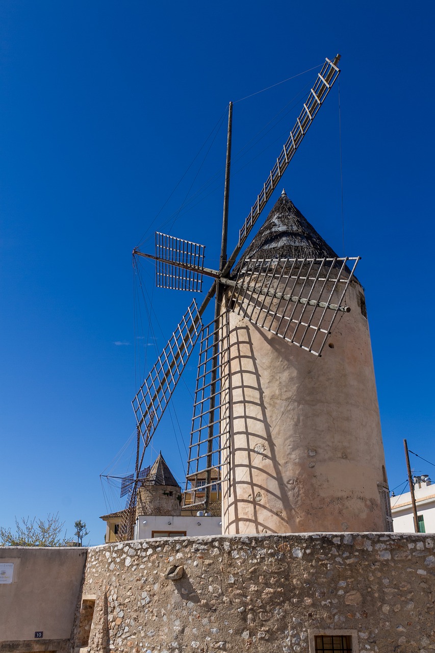 mallorca  mill  windmill free photo