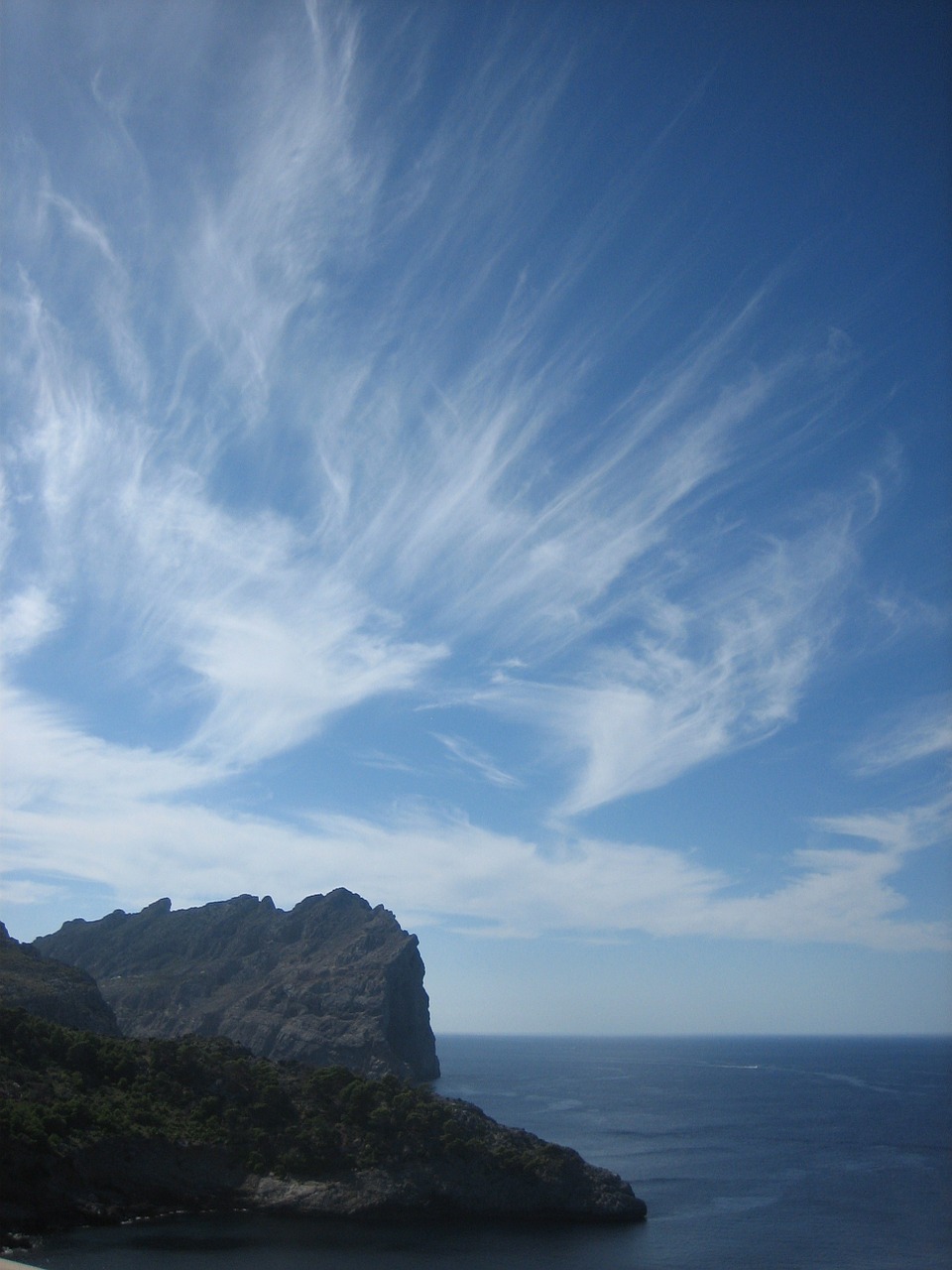 mallorca sky sea free photo