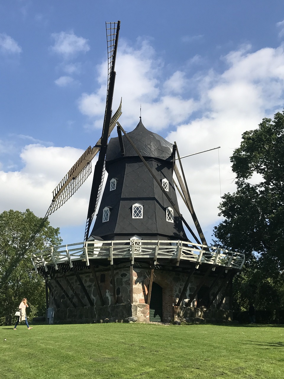 malmo sweden windmill free photo