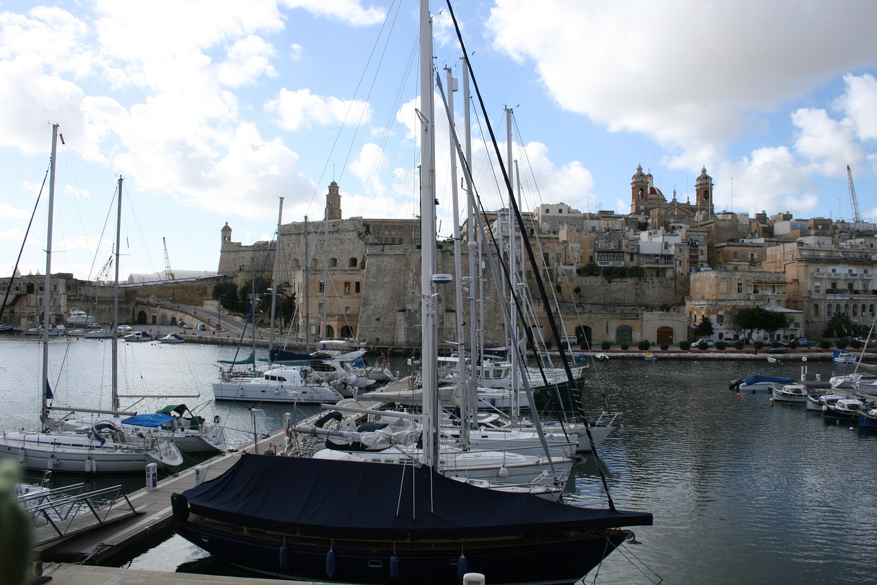 malta port boats free photo