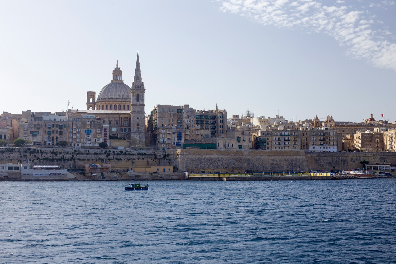 malta church basilica of our lady of mt carmel free photo