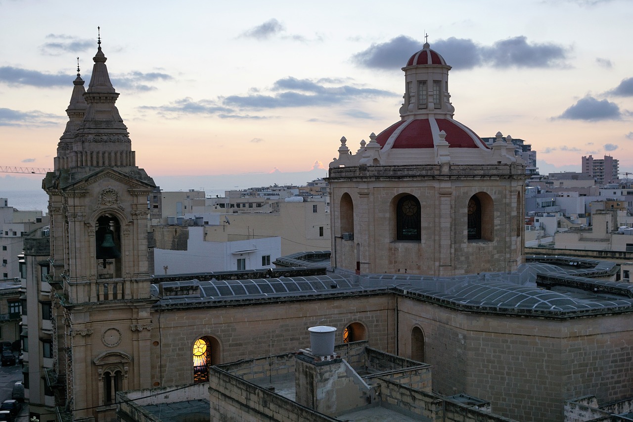 malta sliema city free photo