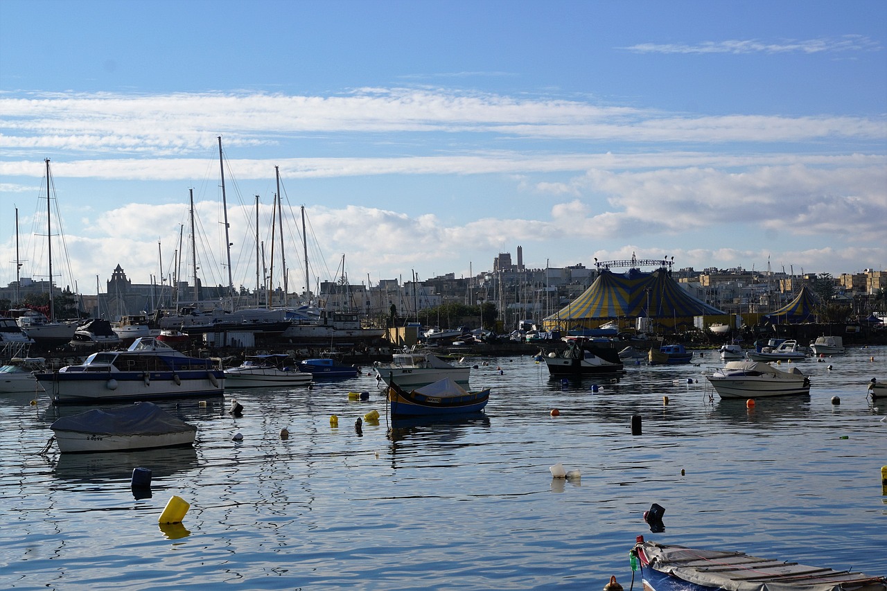 malta sea sliema free photo