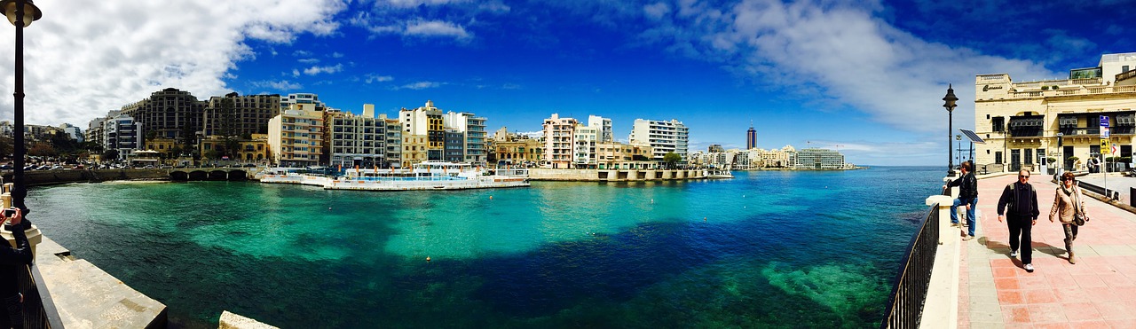 malta sea promenade free photo