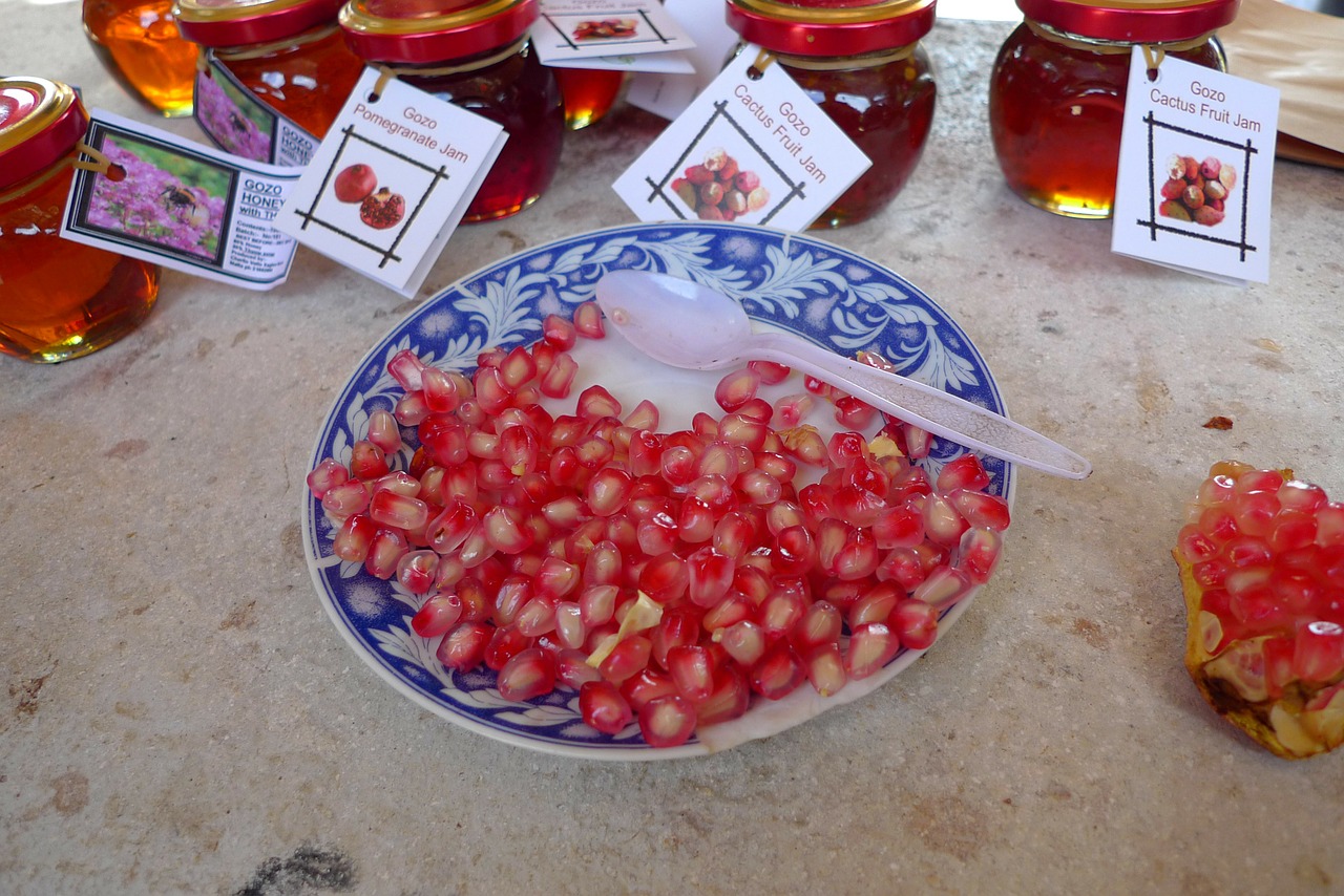 malta gozo pomegranate free photo