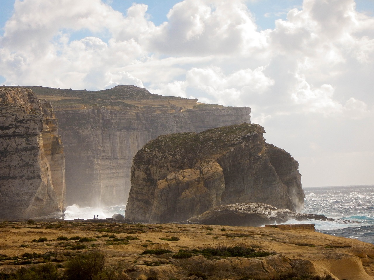 malta  gozo  rock free photo