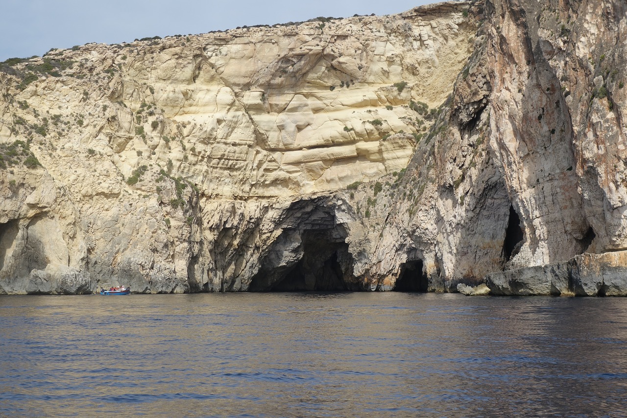 malta  cliffs  mediterranean free photo