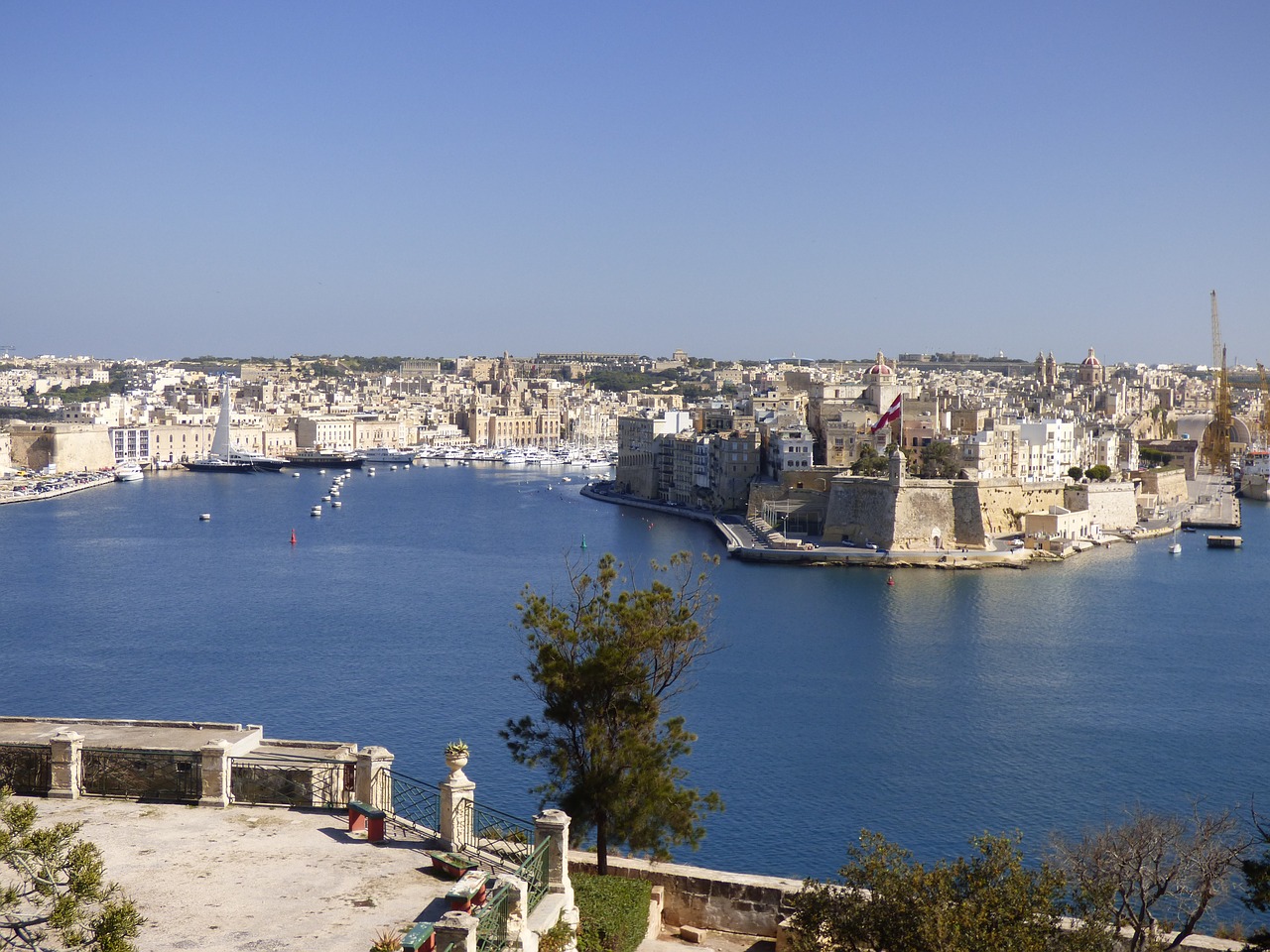 malta harbour historic free photo