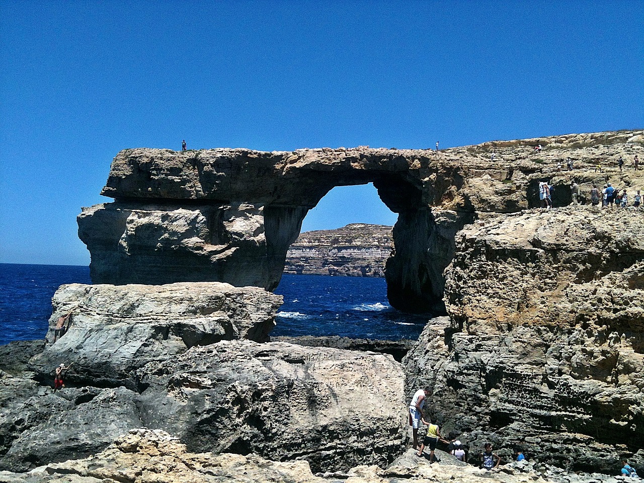 malta gozo azure window free photo