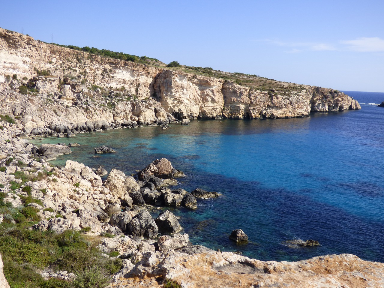 malta mediterranean summer free photo