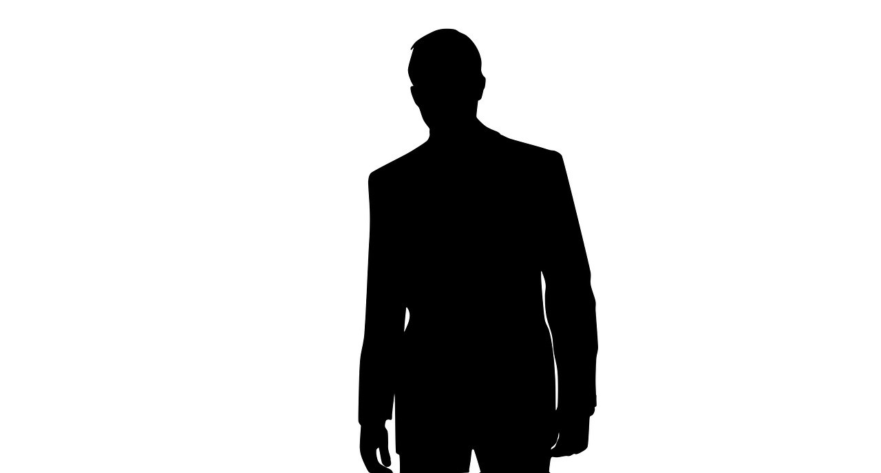 man shadow suit free photo