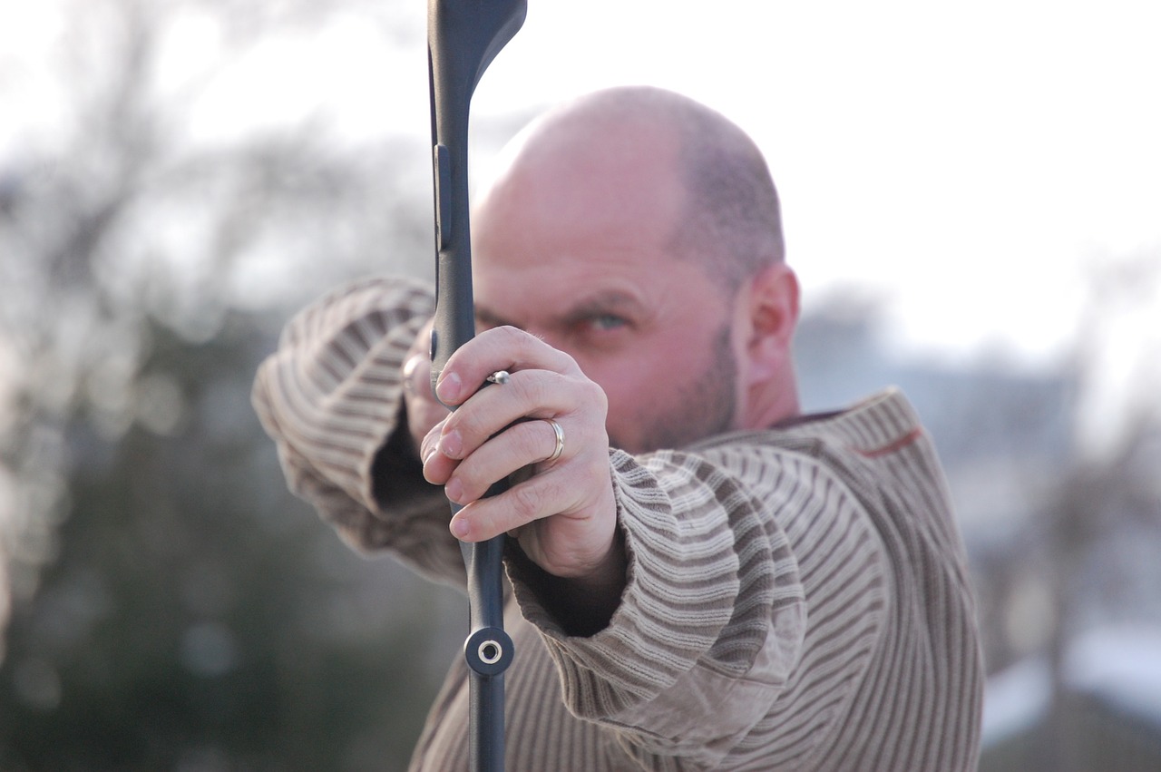 man archer arrow free photo