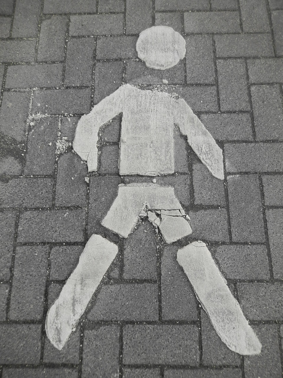 man paved pedestrian free photo