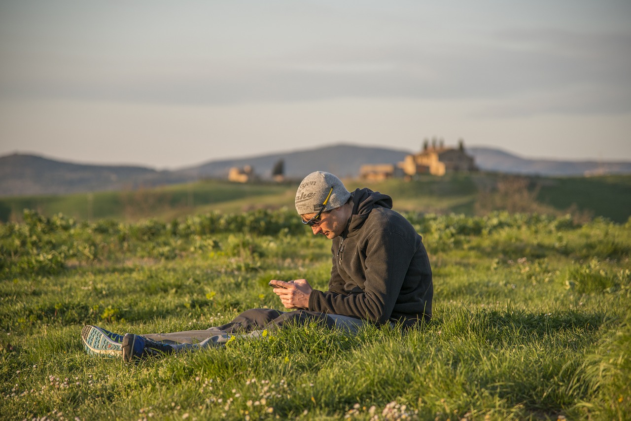 man agriculture tuscany free photo