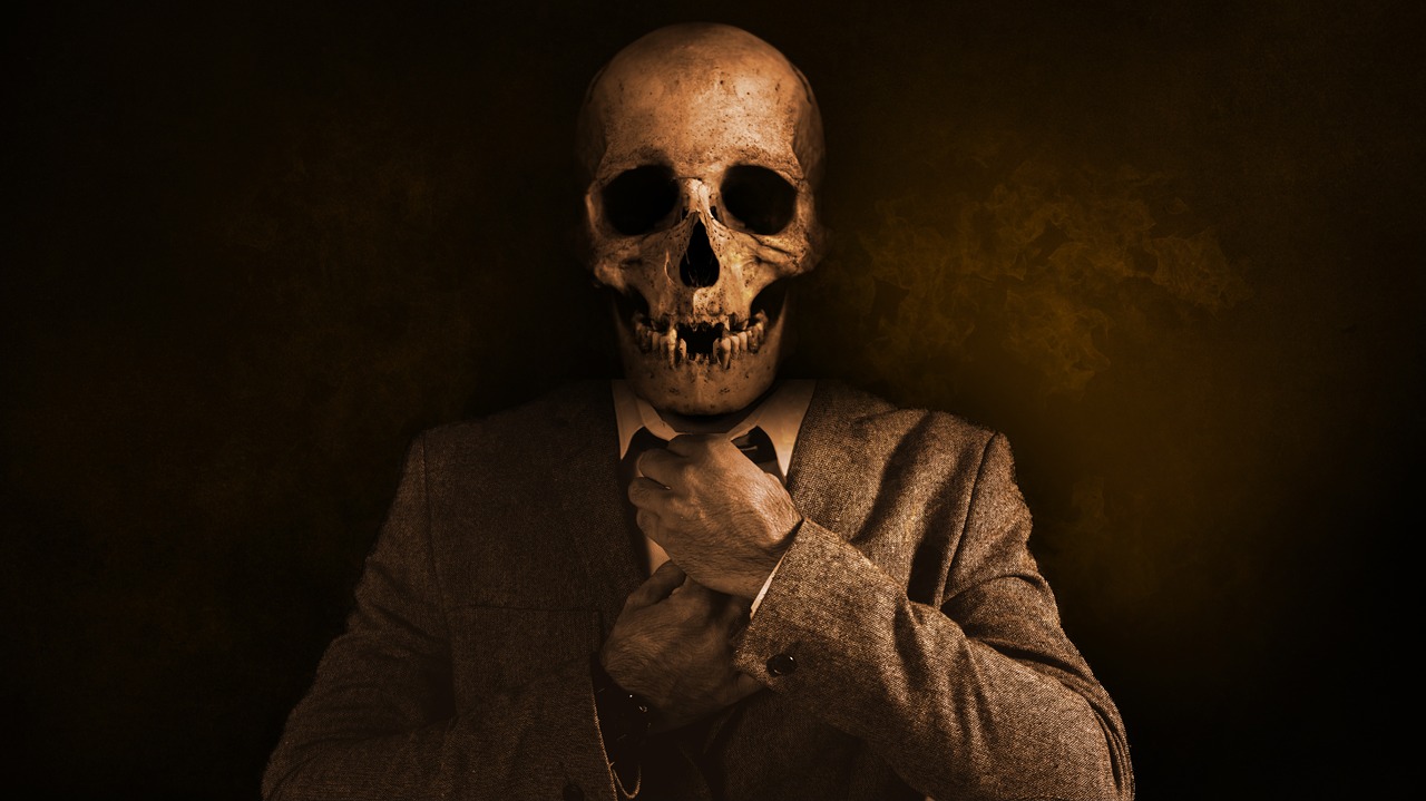 man skull skull and crossbones free photo
