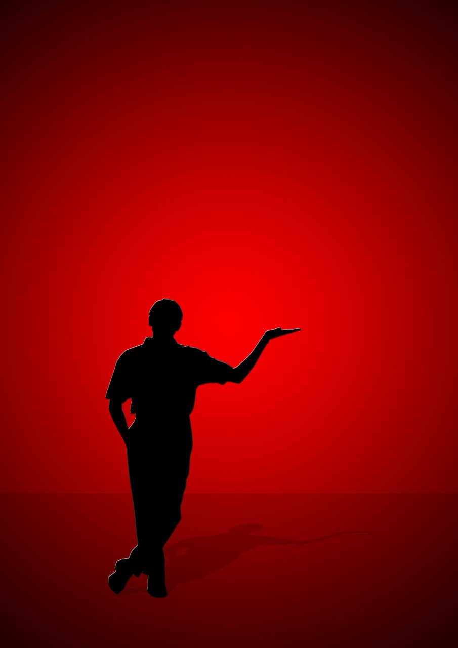 man silhouette person free photo