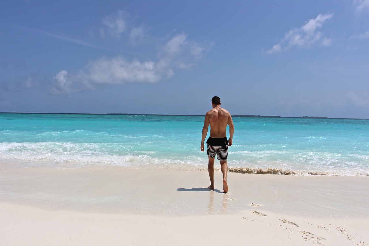 Man,beach,sea,water,sand - free image from needpix.com