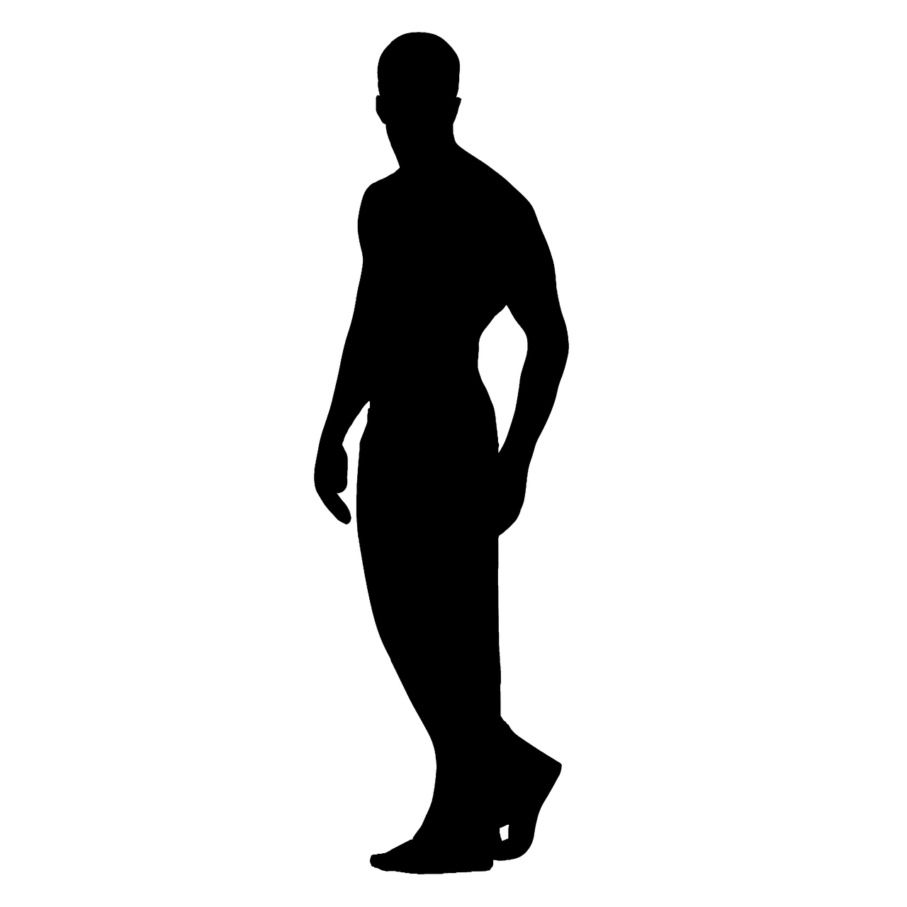 man silhouette walking free photo