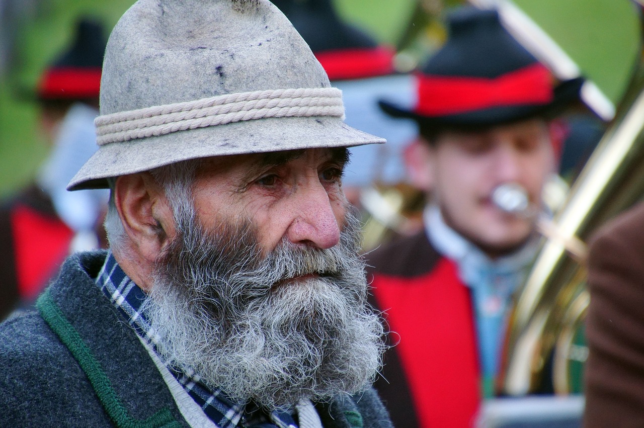 man beard old man free photo