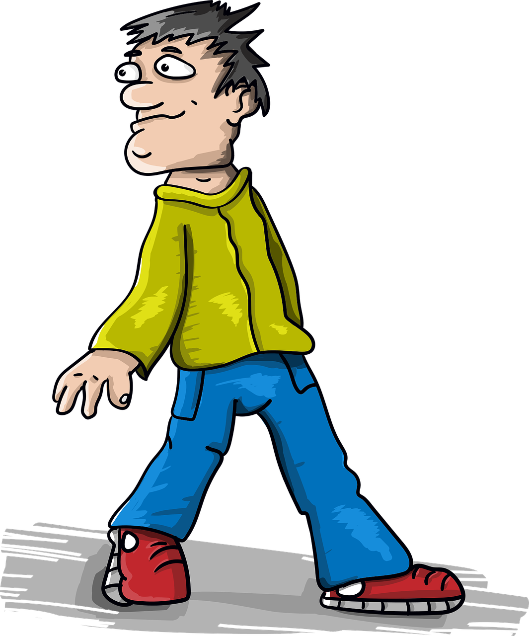 man character cartoon free photo