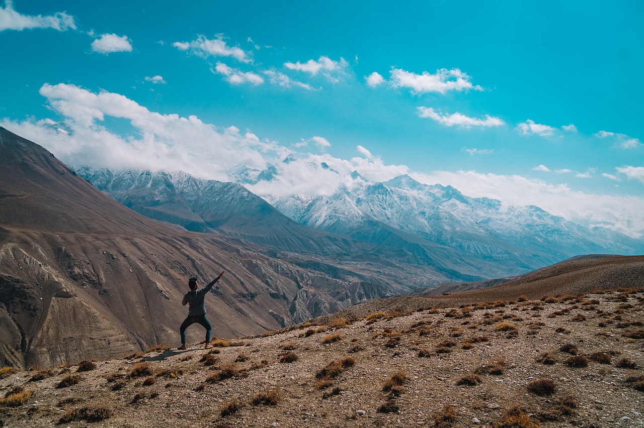 man landscape sky free photo