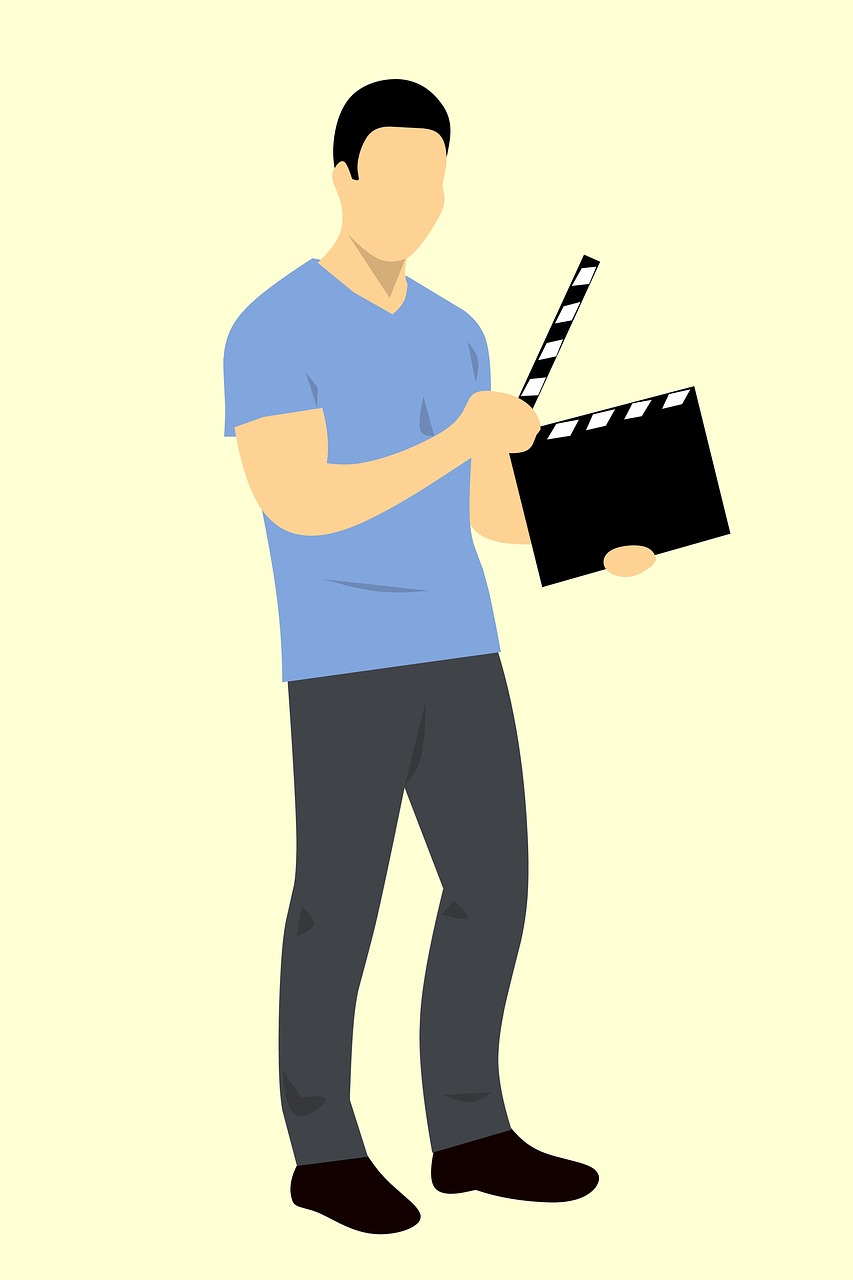Download free photo of Man,holding,clapper,film,clapboard - from needpix.com