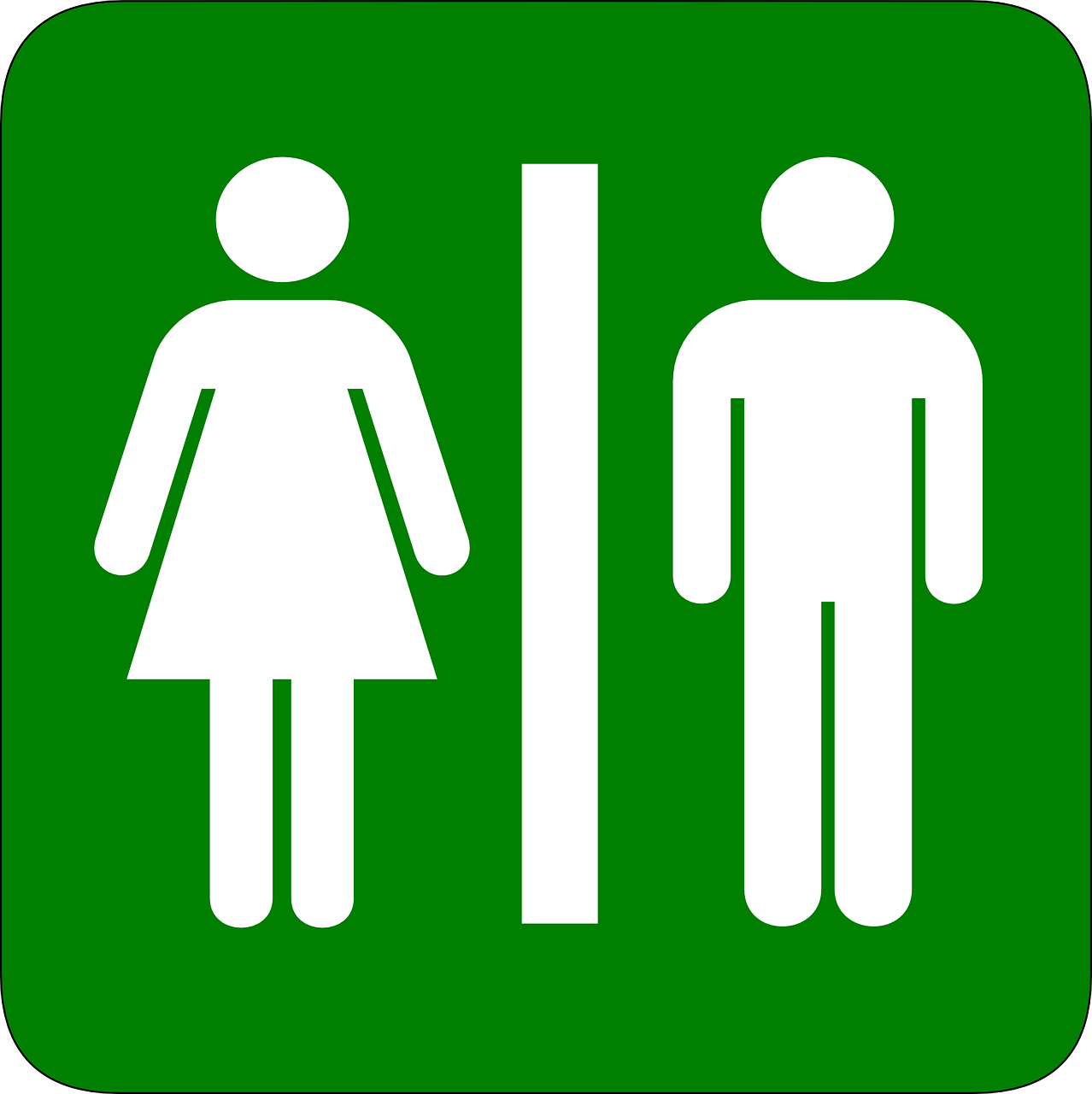 man woman restroom free photo