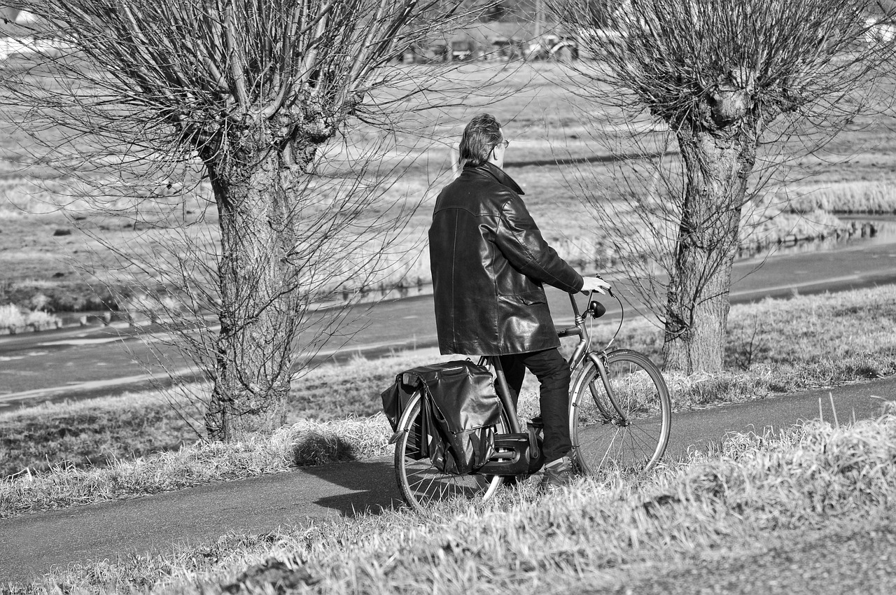 man cyclist person free photo