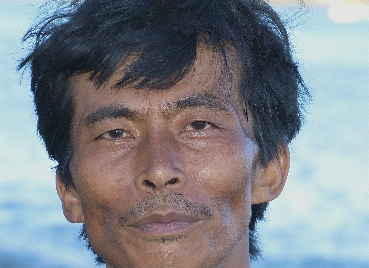 man portrait asian free photo