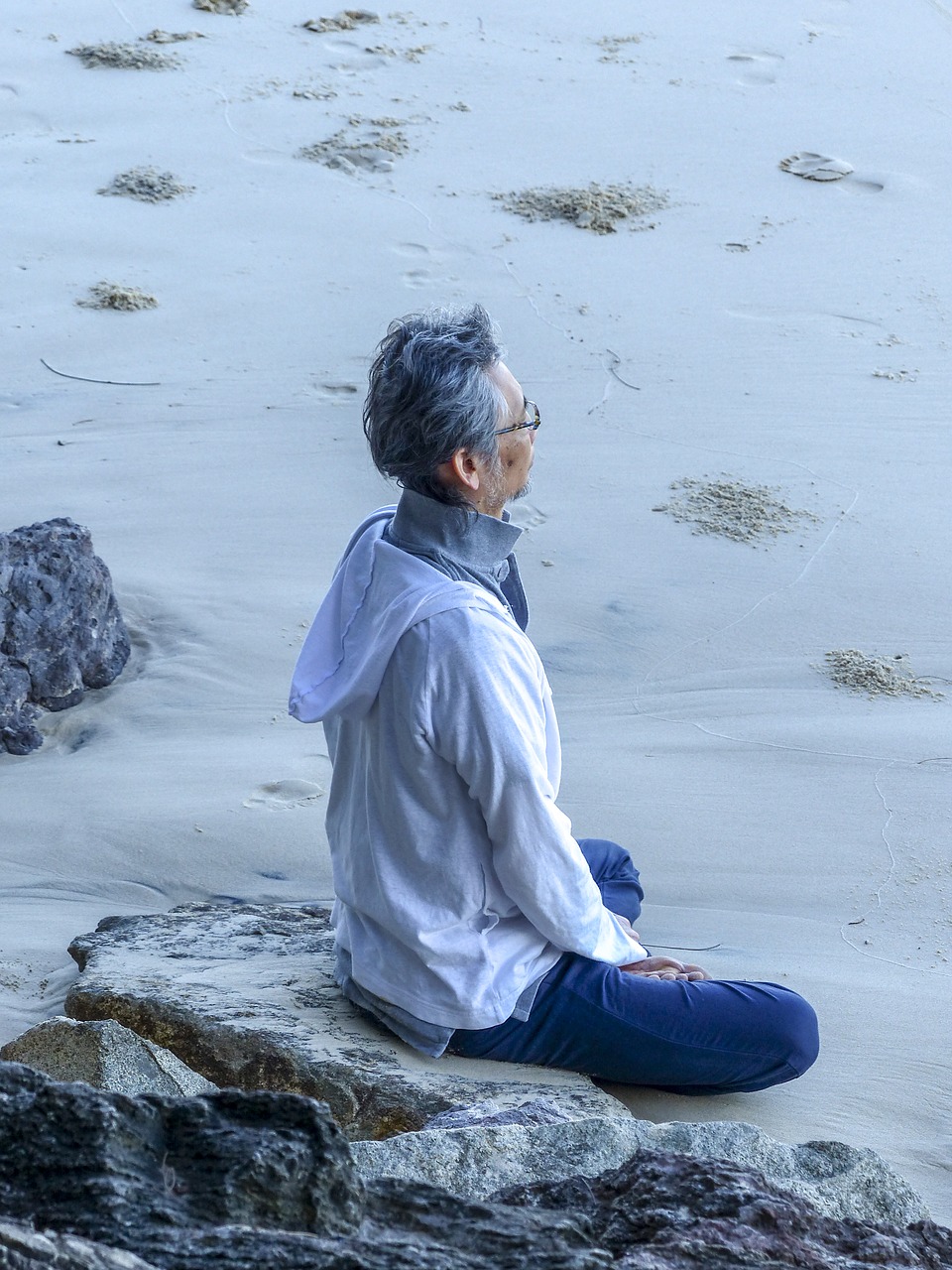 man  male  meditation free photo