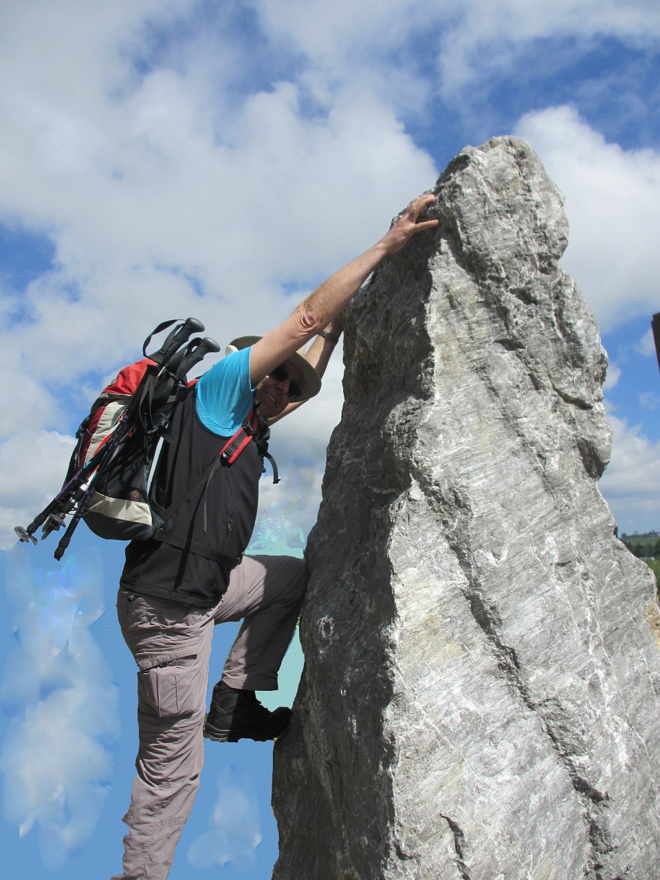 man person climb free photo