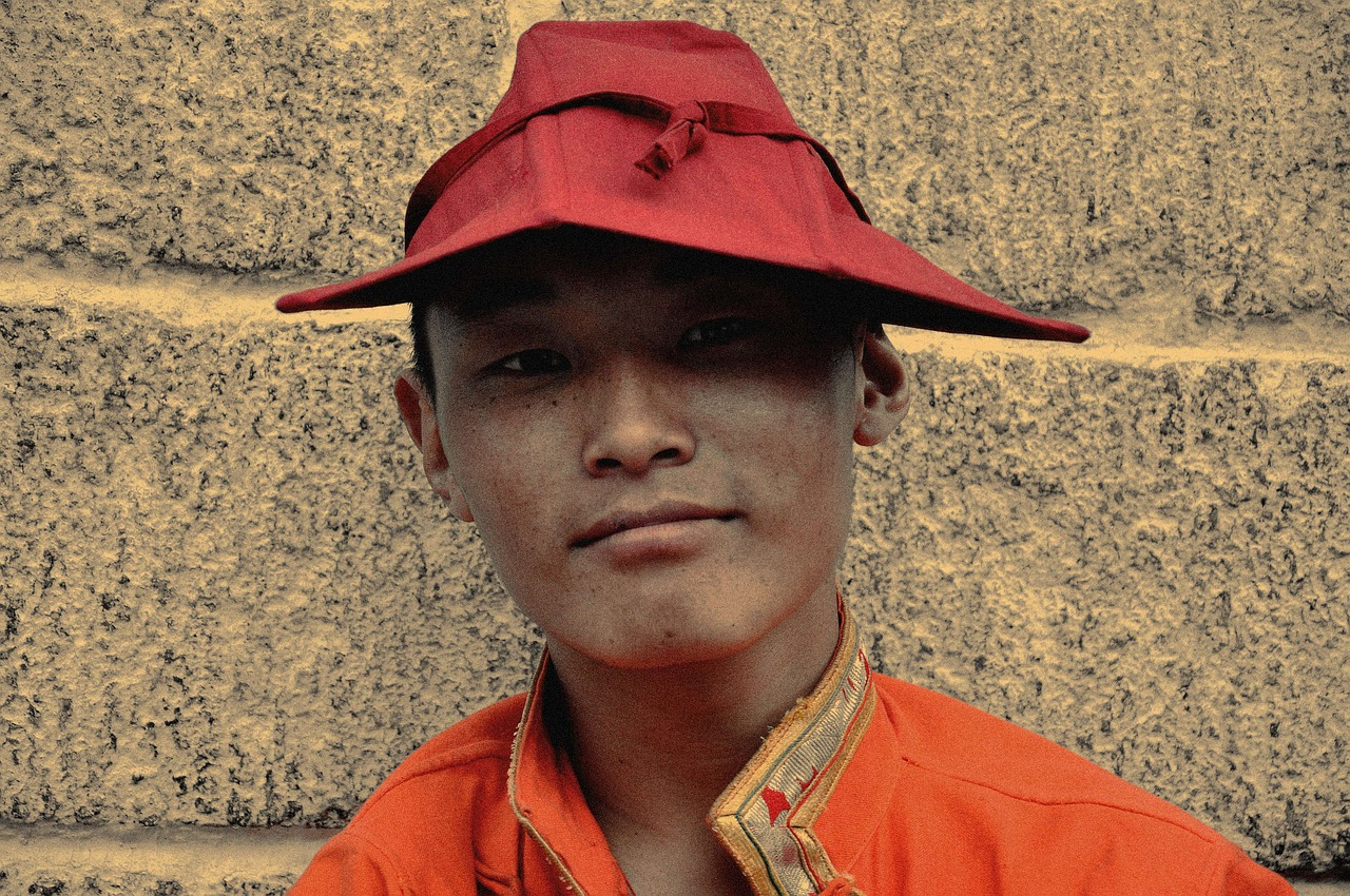 man person tibet free photo