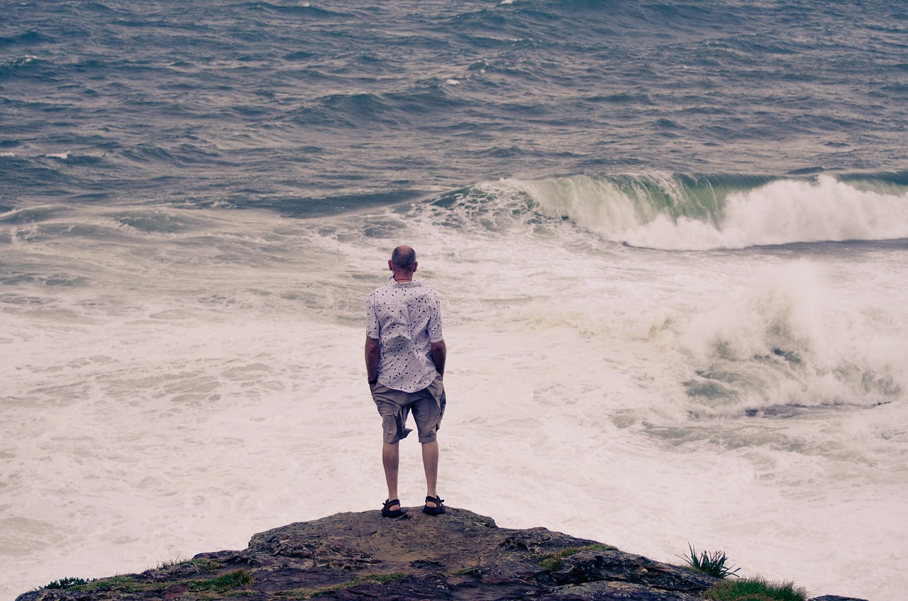 man  rocks  surf free photo