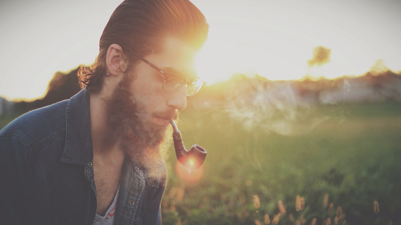 man glasses hipster free photo