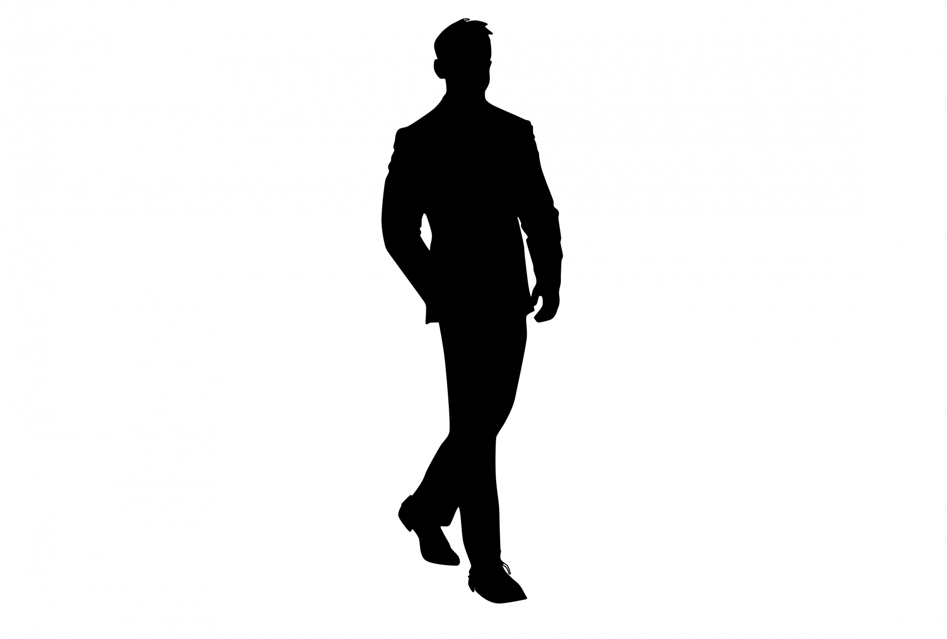 man silhouette business free photo