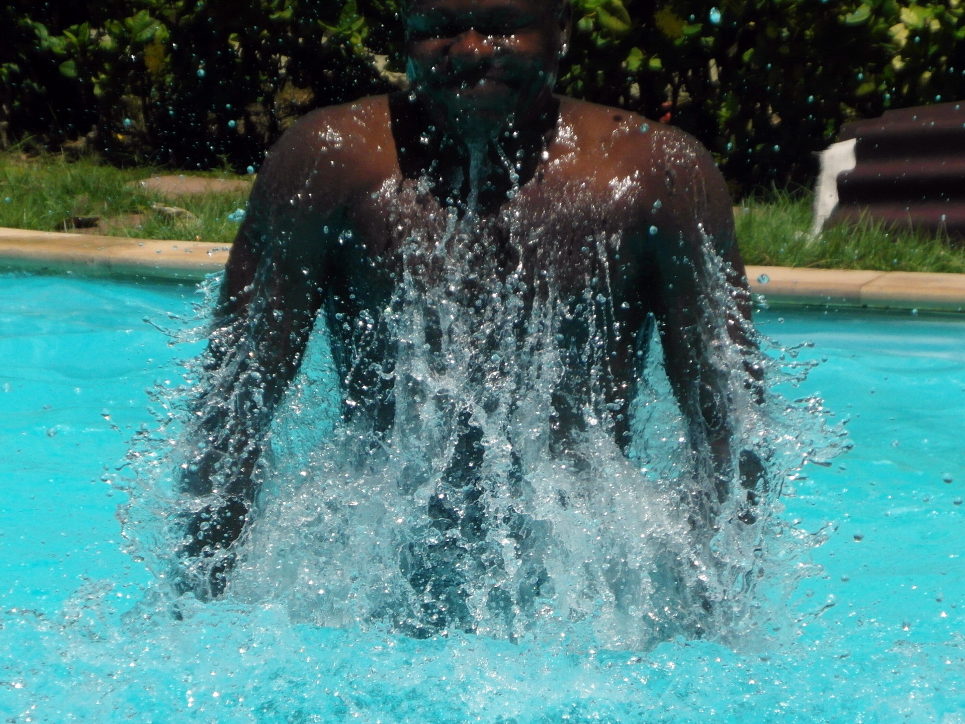 man person splash free photo