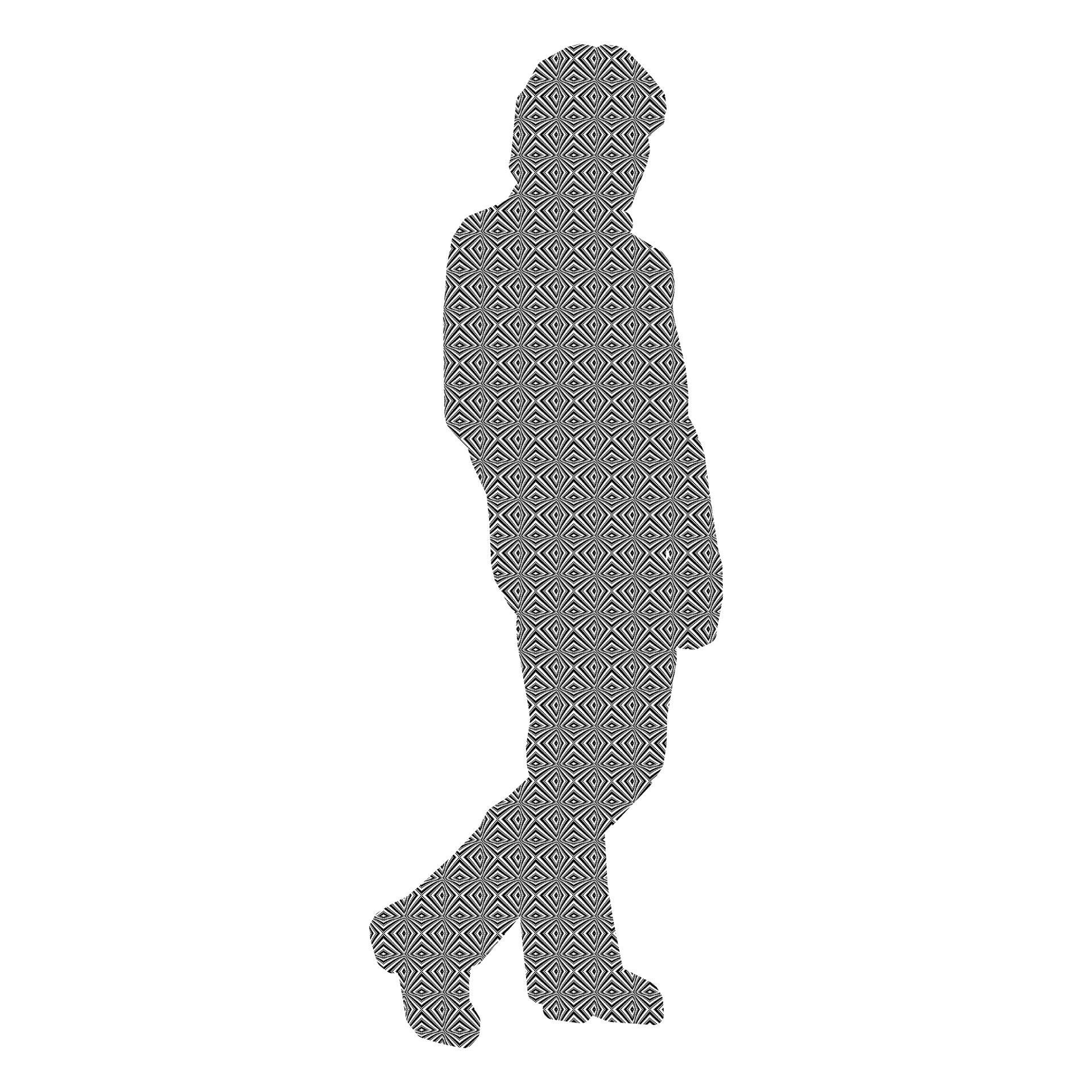 man walking silhouette free photo