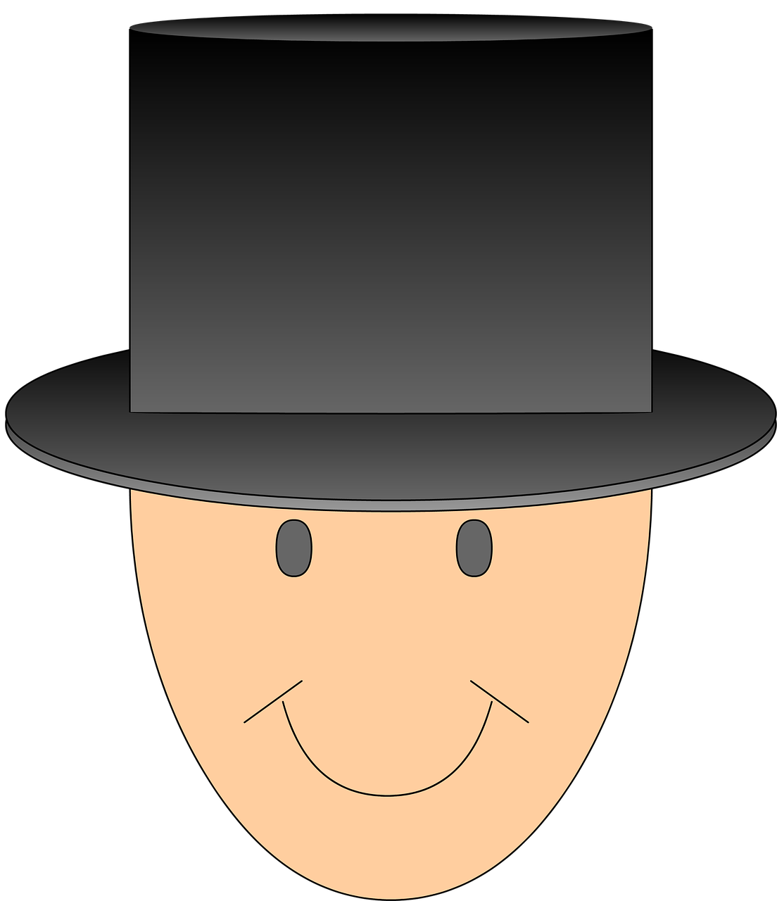 man with hat top hat hat free photo