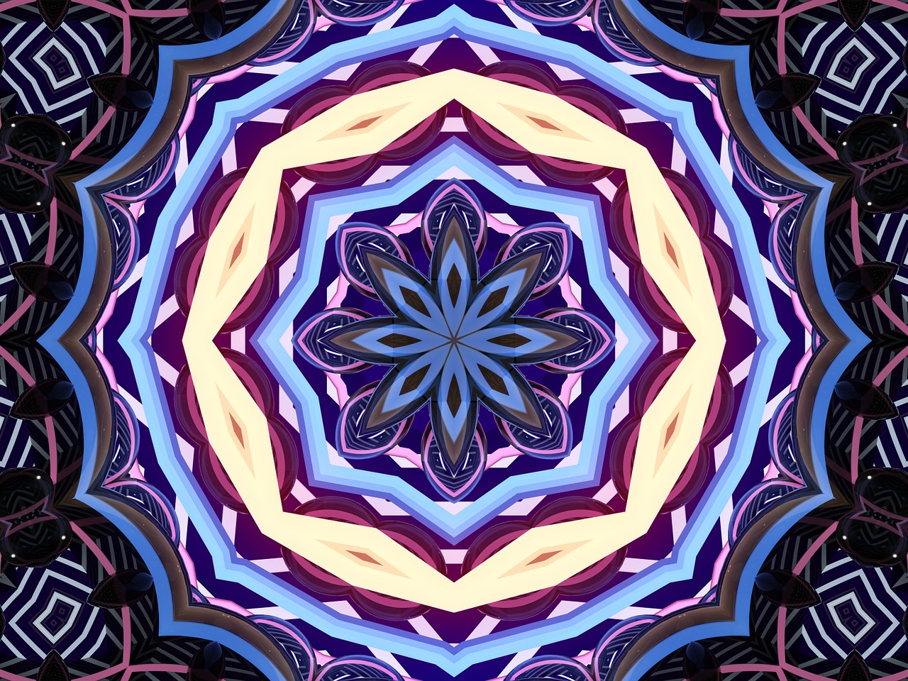 mandala art design free photo